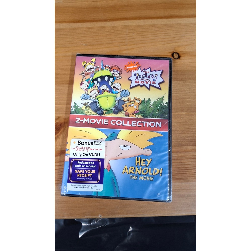 Nickelodeon 2-Movie Collection The Rugrats Movie Hey Arnold The Movie DVD New(b7